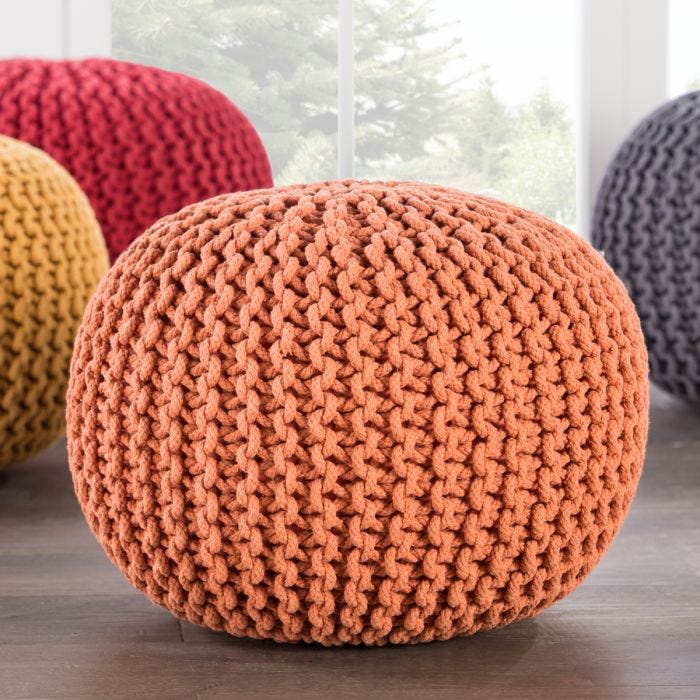 Jaipur Living Central Pouf