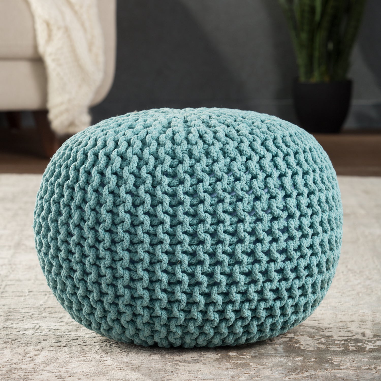 Jaipur Living Central Pouf