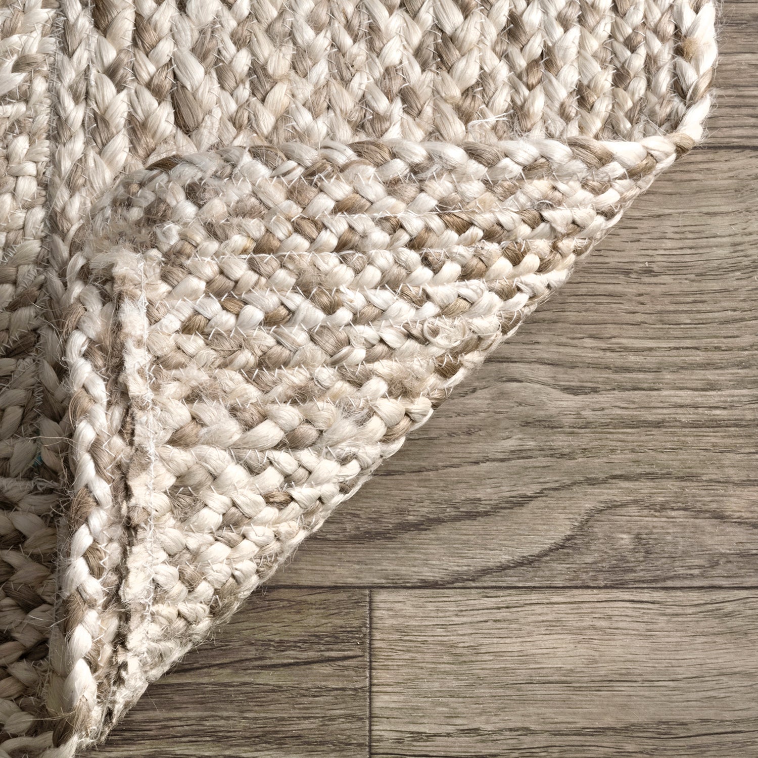 Edmonds Trellis Jute Braided Rug
