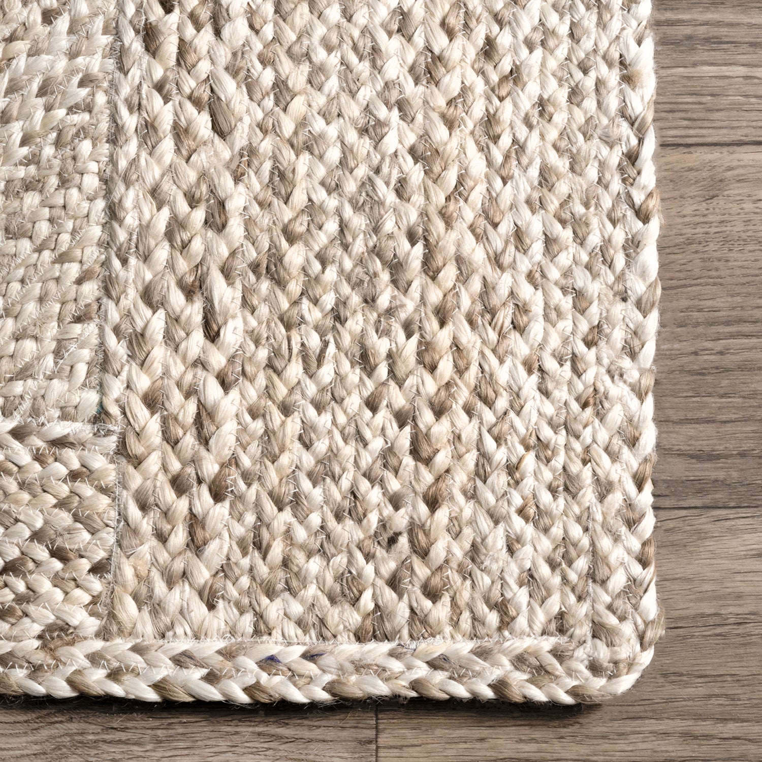 Edmonds Trellis Jute Braided Rug