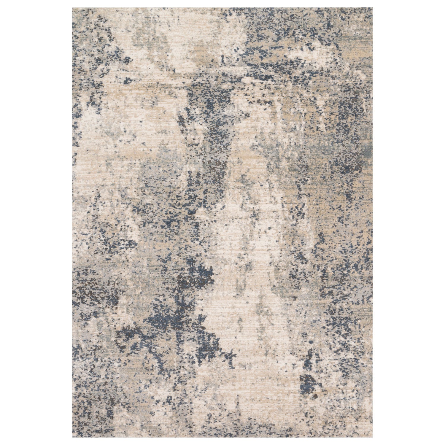 Loloi Teagan Natural/Denim Power Loomed Rug