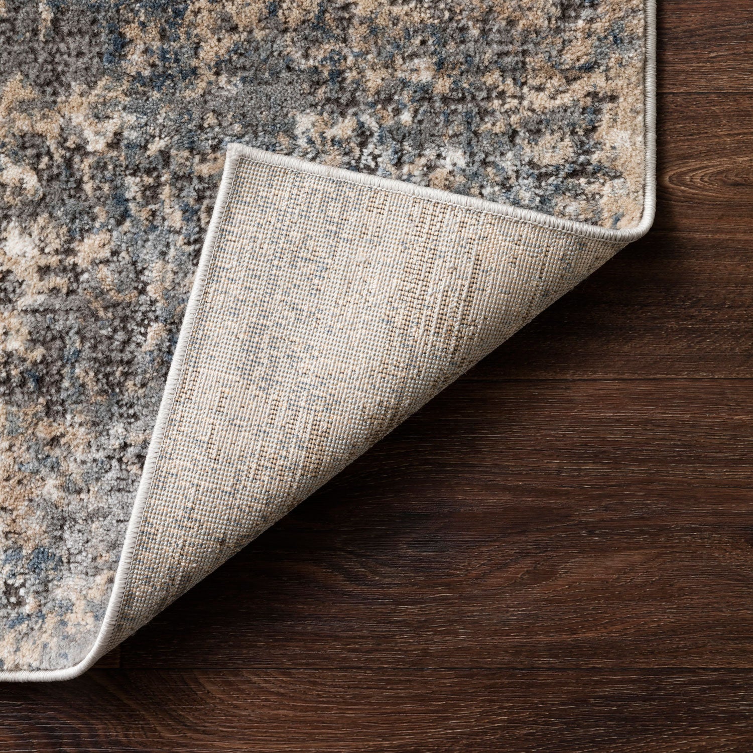 Loloi Teagan Ivory/Mist Power Loomed Rug