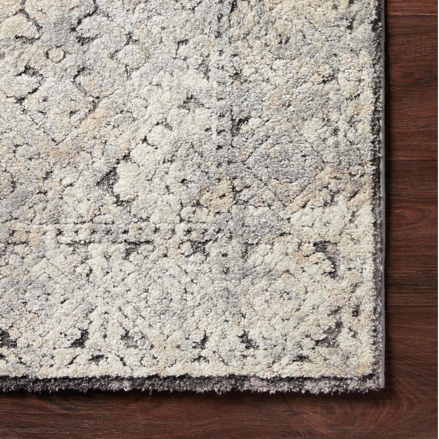 Loloi Theory Gray/Sand Power Loomed Rug