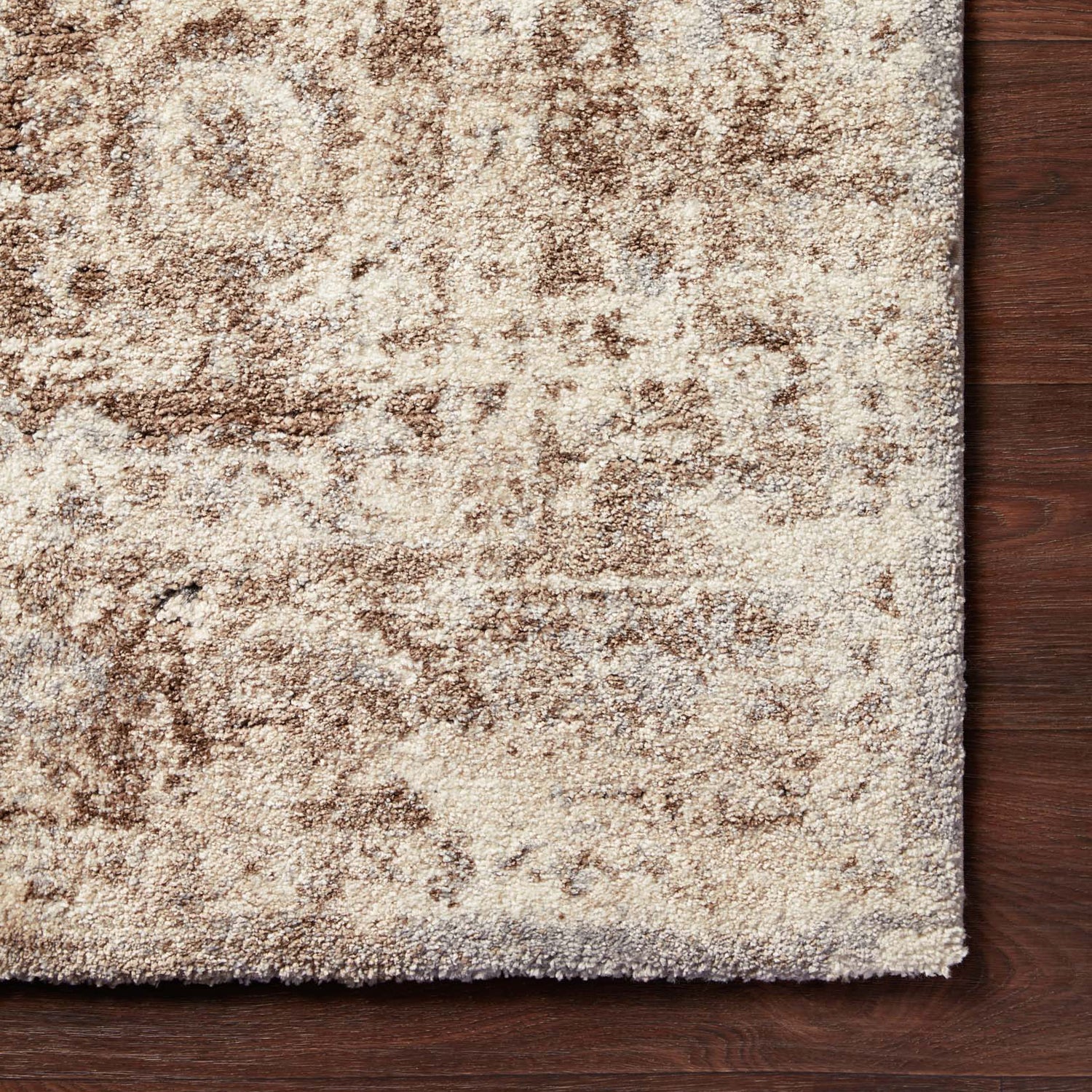 Loloi Theory Mocha/Natural Power Loomed Rug