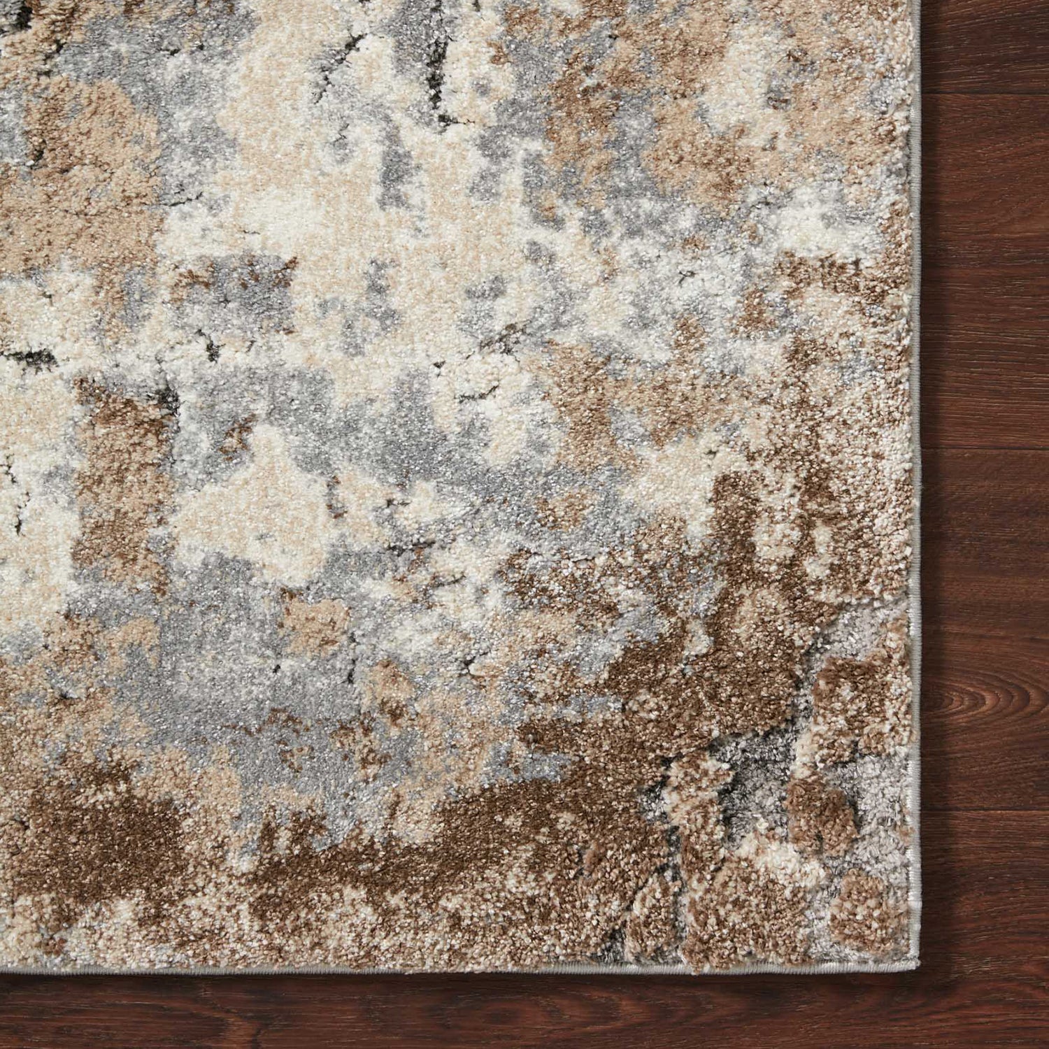 Loloi Theory Dove/Bark Power Loomed Rug