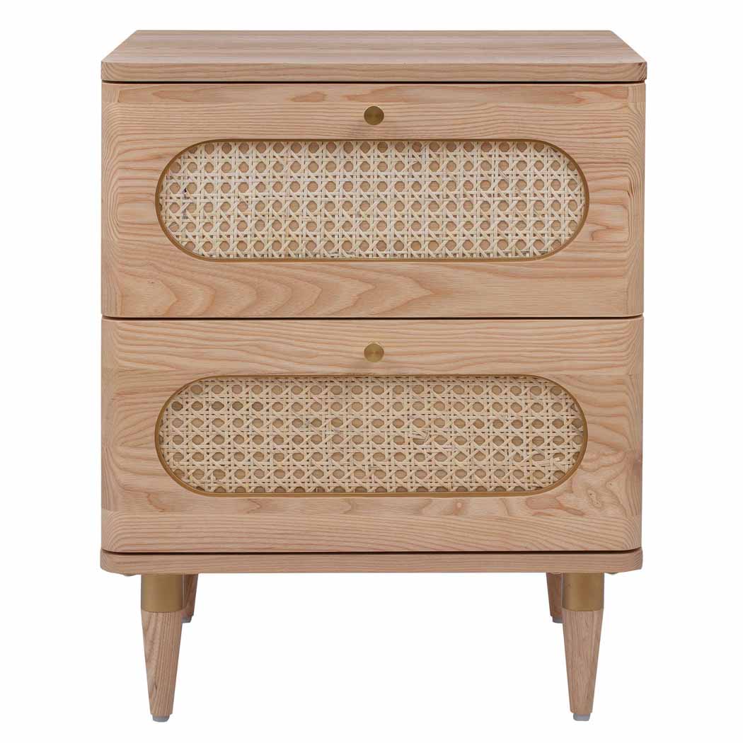 TOV Furniture Carmen Cane Nightstand