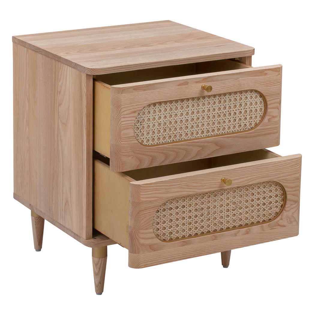 TOV Furniture Carmen Cane Nightstand