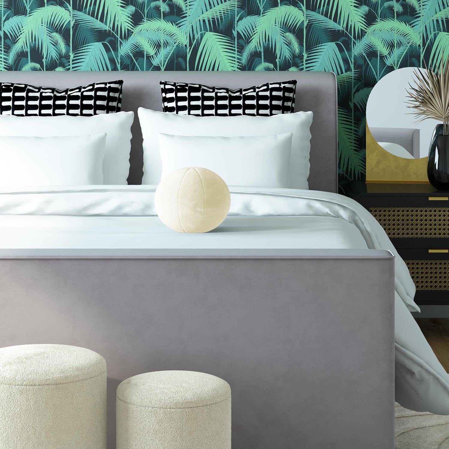 Rayne Velvet Throw Pillow