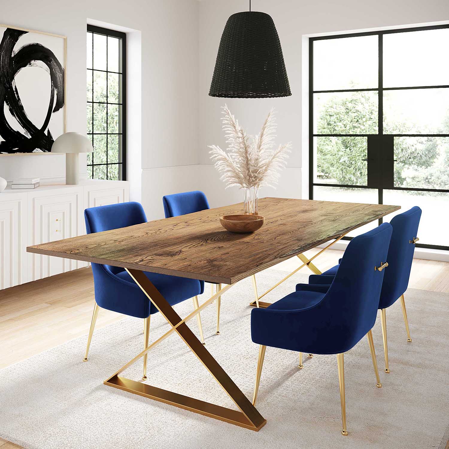 TOV Furniture Beatrix Velvet Side Chair