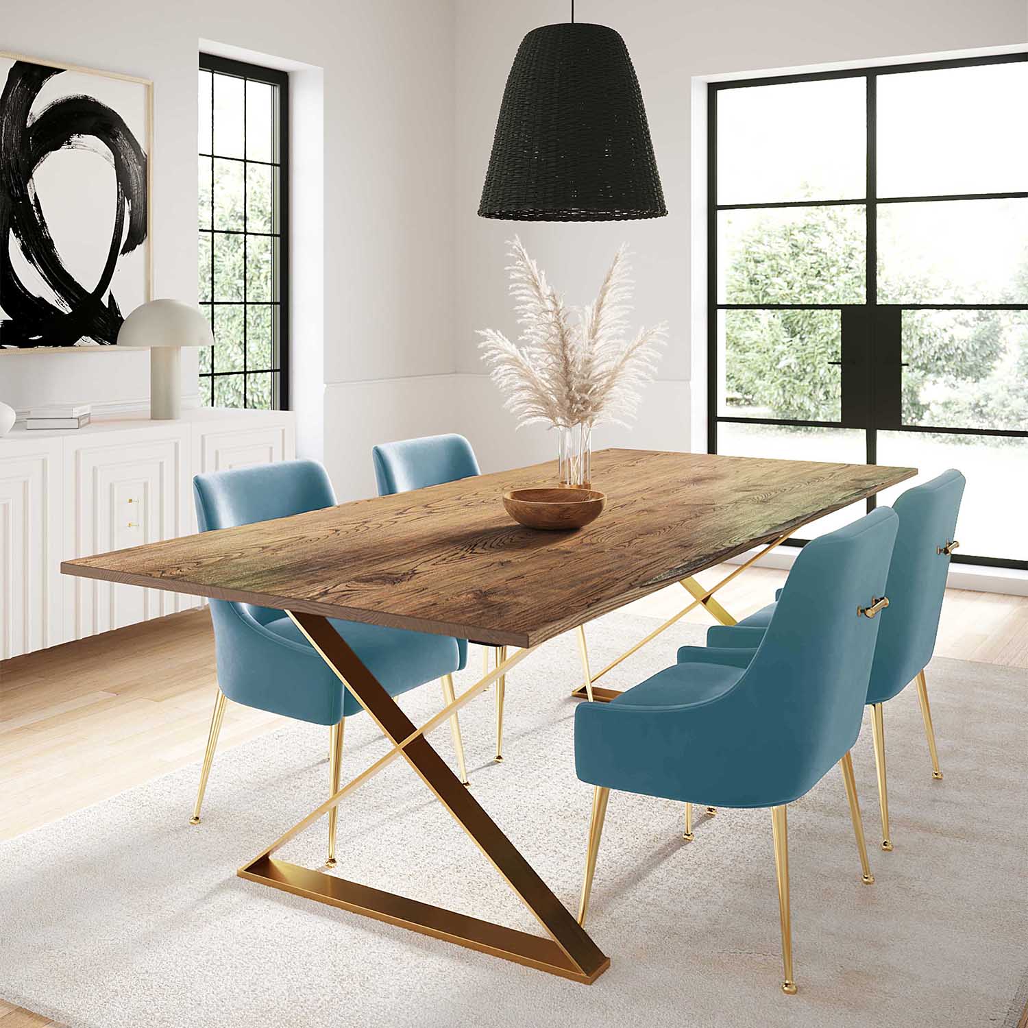 TOV Furniture Beatrix Velvet Side Chair