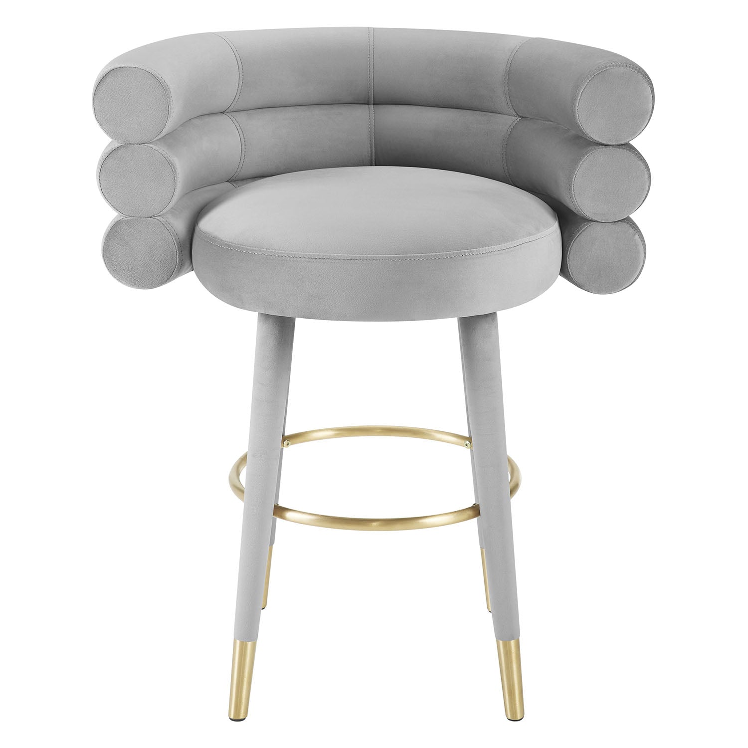 TOV Furniture Betty Velvet Counter Stool