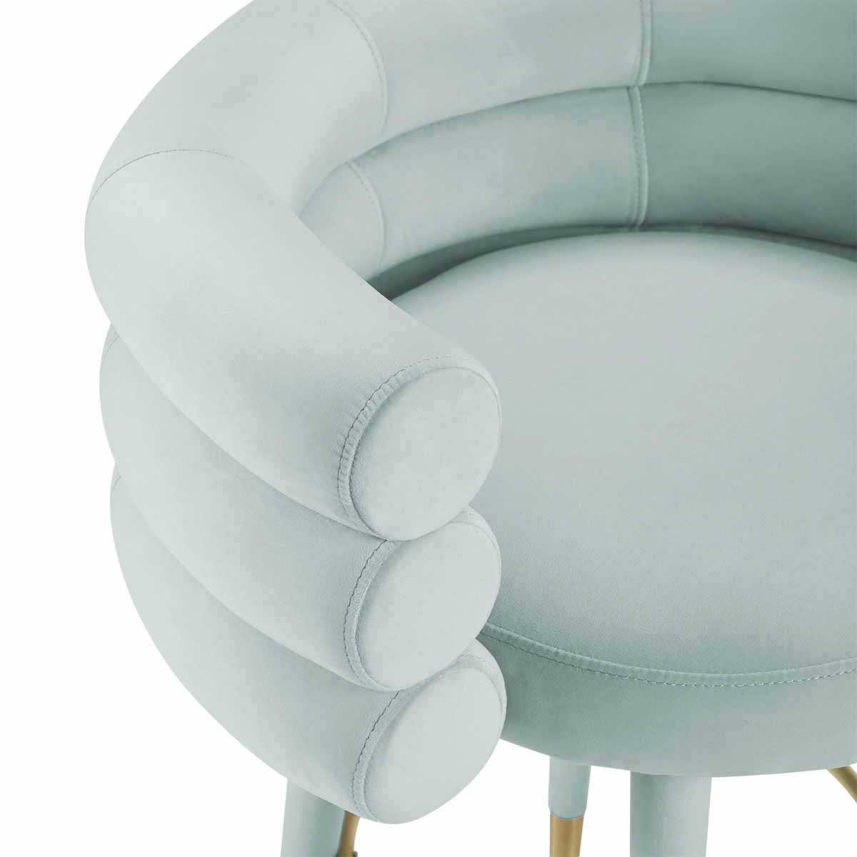 TOV Furniture Betty Velvet Counter Stool