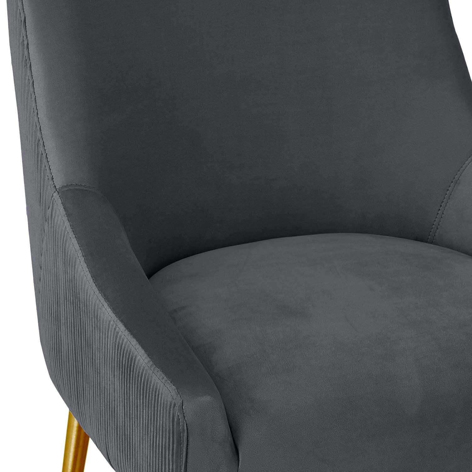 TOV Furniture Beatrix Pleated Velvet Bar Stool