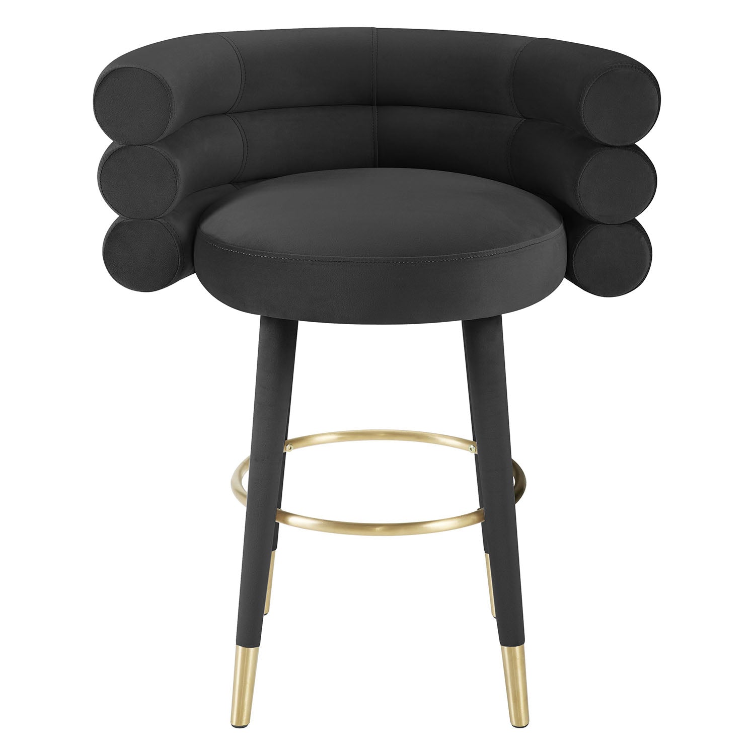 TOV Furniture Betty Velvet Counter Stool