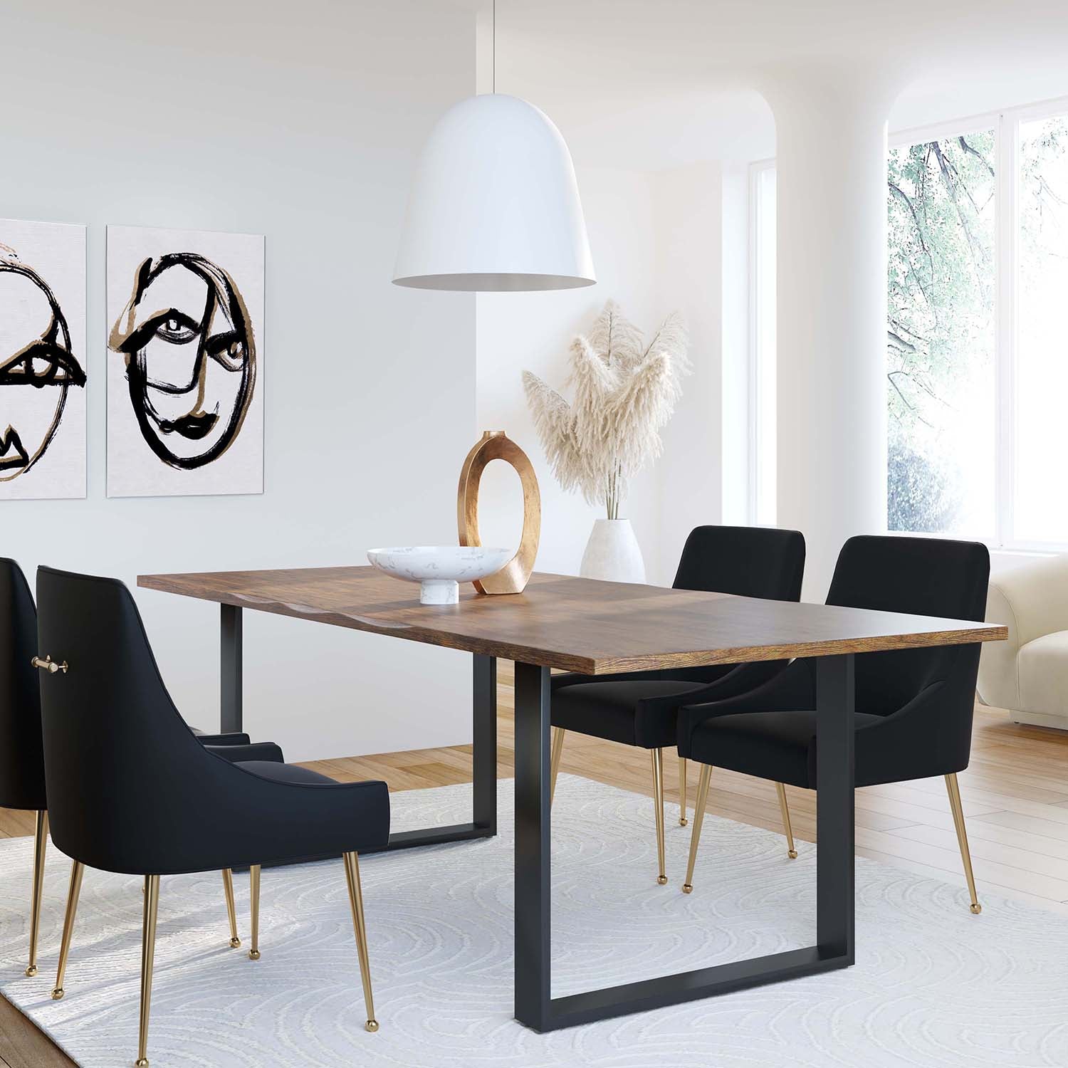 TOV Furniture Beatrix Velvet Side Chair