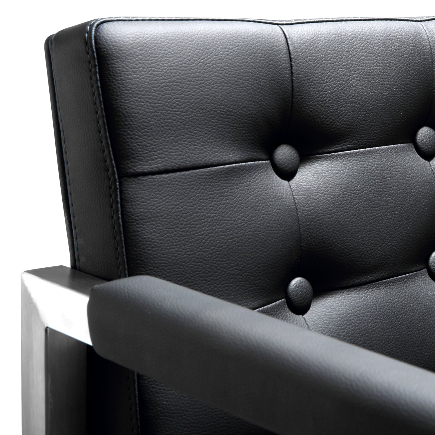 TOV Furniture Director Stainless Steel Bar Stool