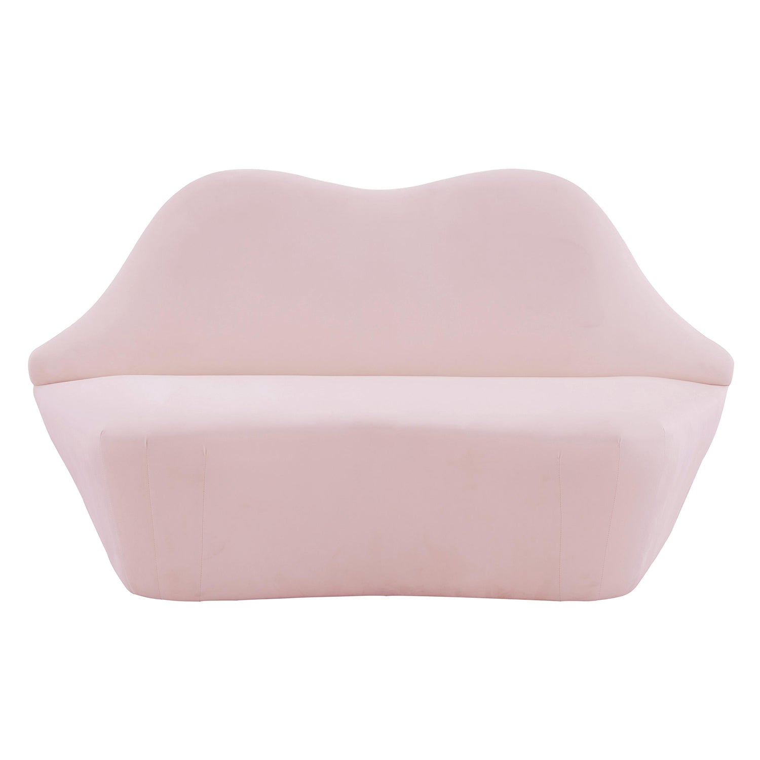 TOV Furniture Lips Velvet Settee