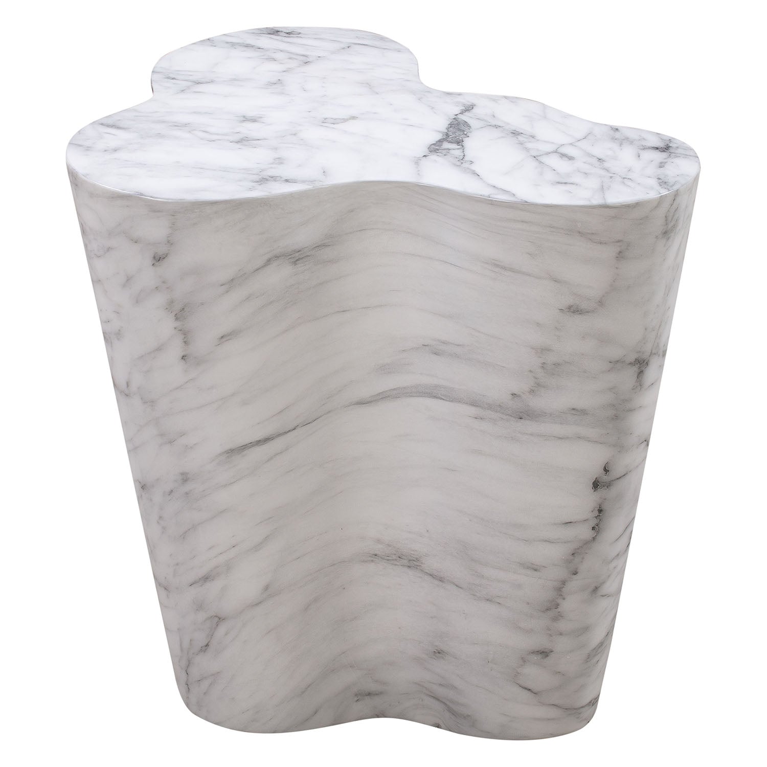 TOV Furniture Slab Marble Side Table