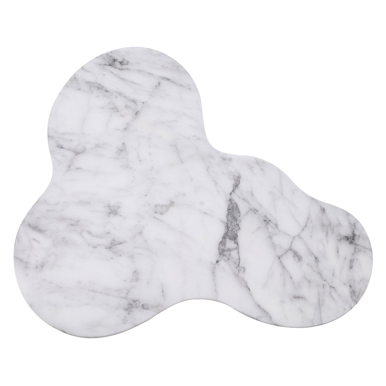 TOV Furniture Slab Marble Side Table