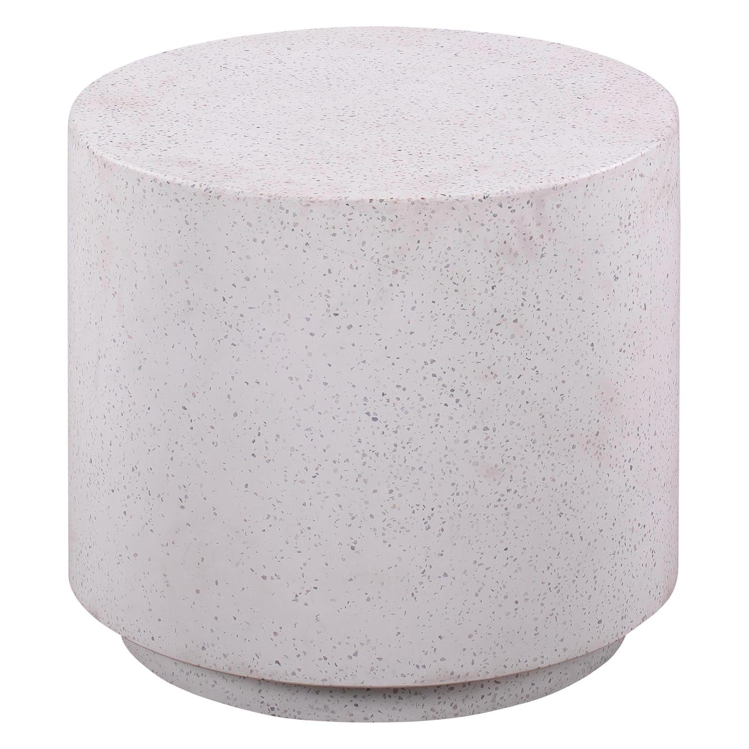 TOV Furniture Terrazzo Light Speckled Side Table
