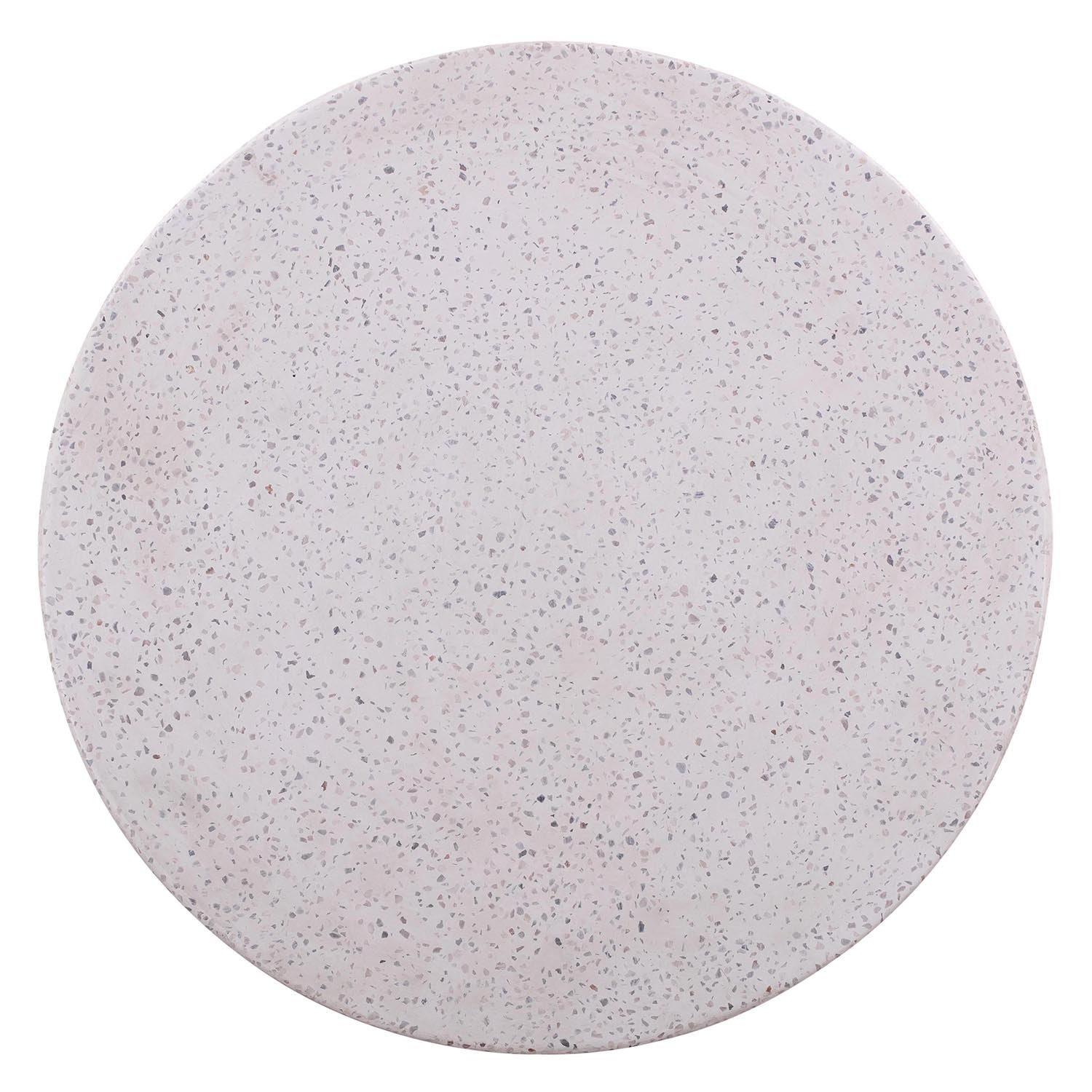 TOV Furniture Terrazzo Light Speckled Side Table