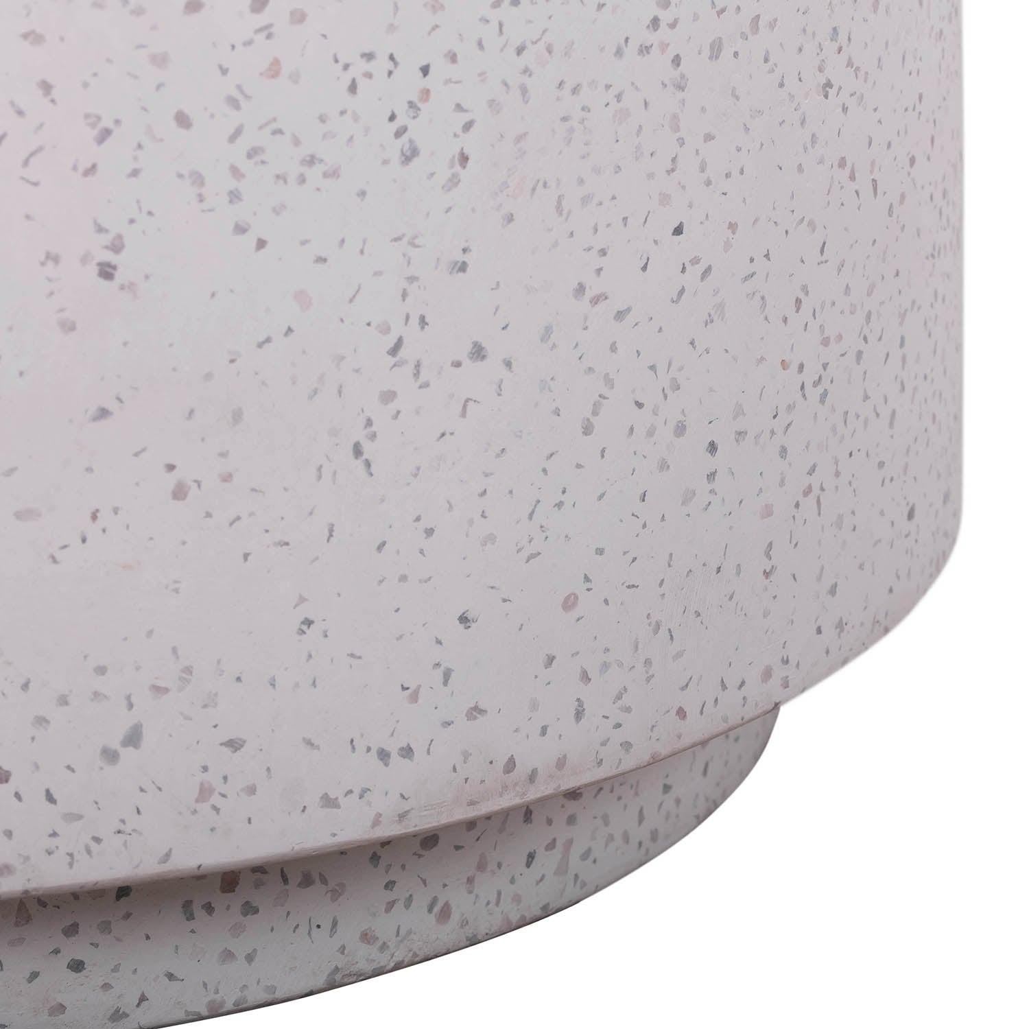 TOV Furniture Terrazzo Light Speckled Side Table