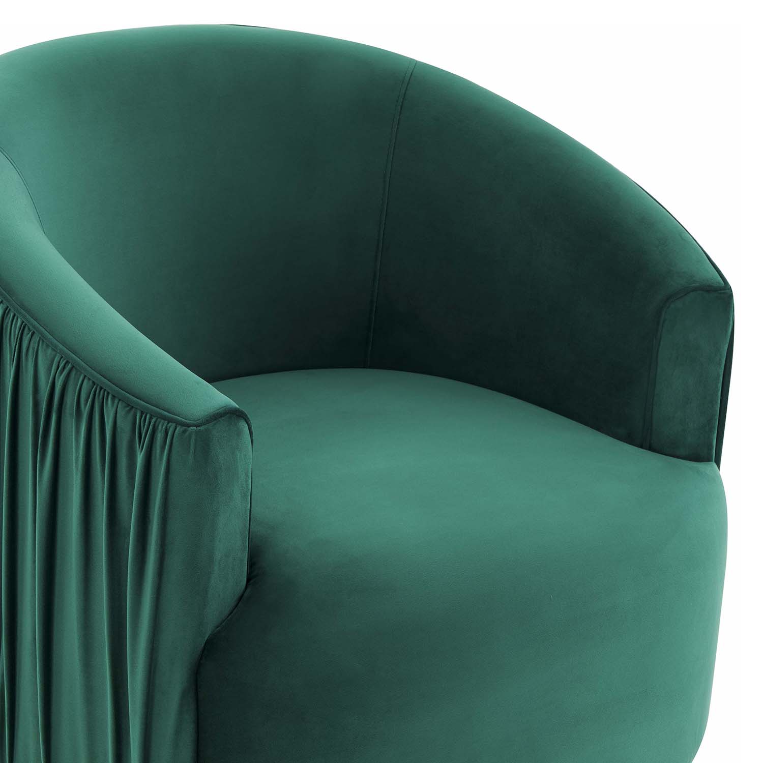 TOV Furniture London Pleated Swivel Chair