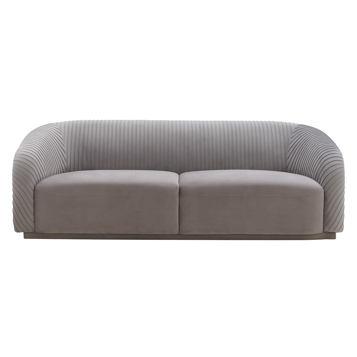 TOV Furniture Yara Pleated Velvet Sofa