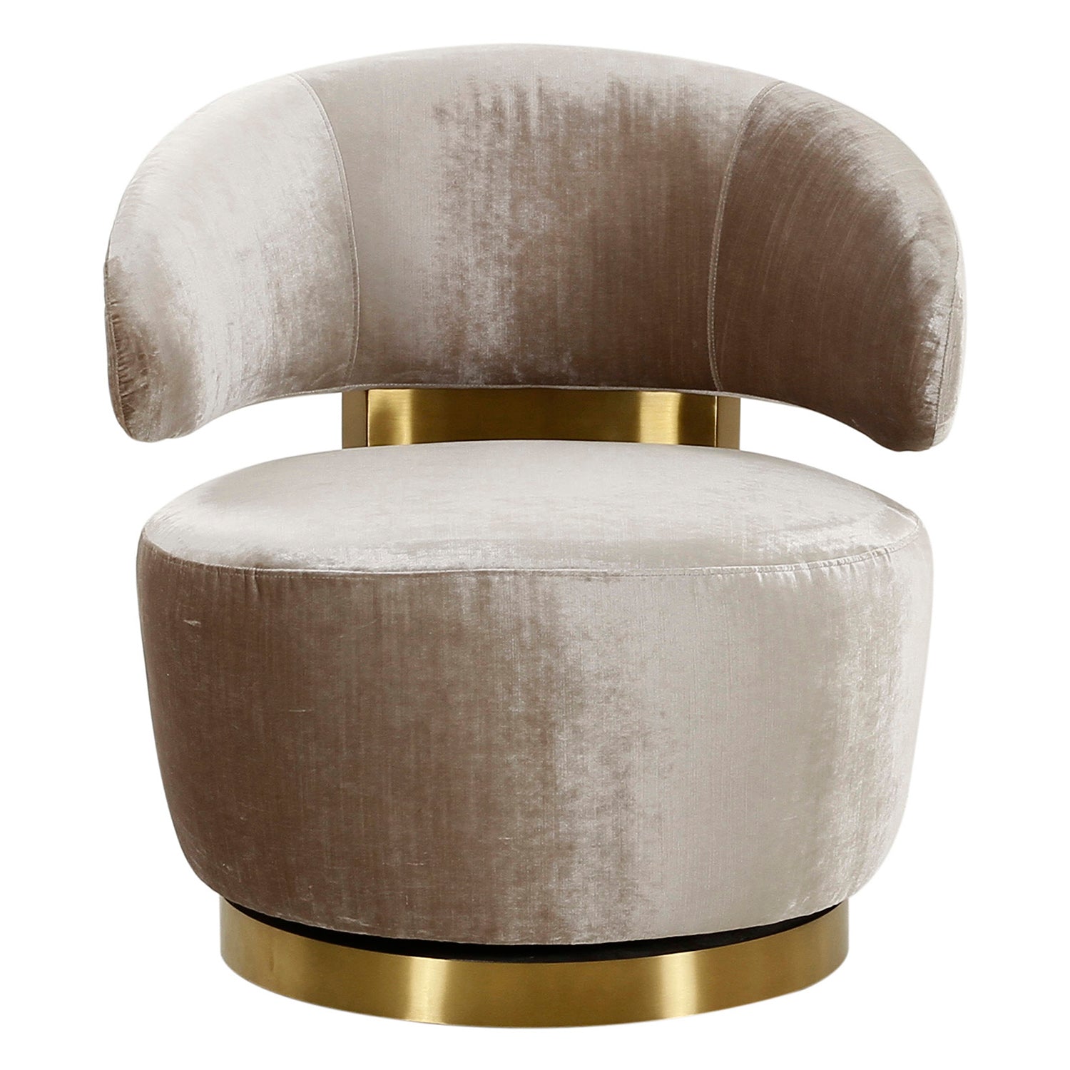 TOV Furniture Austin Velvet Swivel Chair