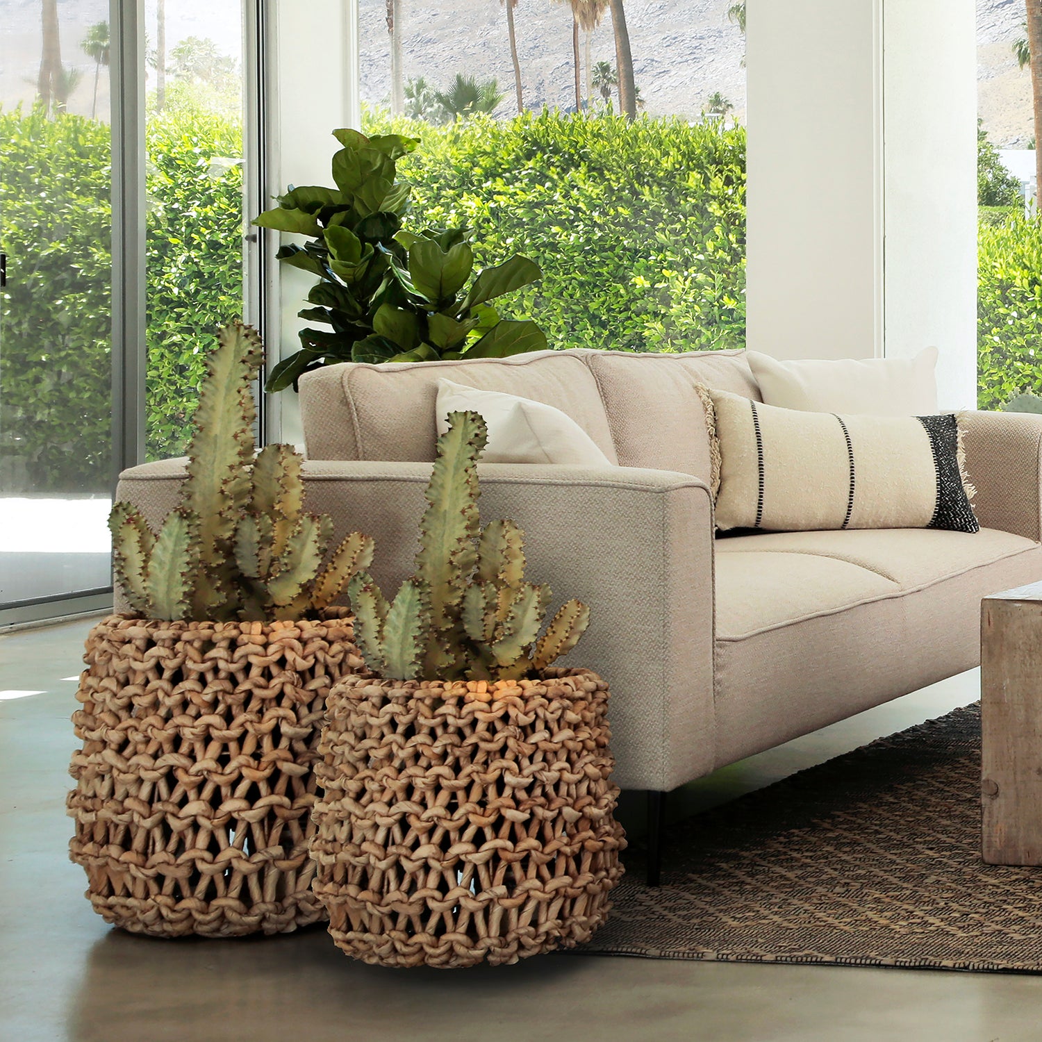 Dallas Woven Nesting Basket Set of 2