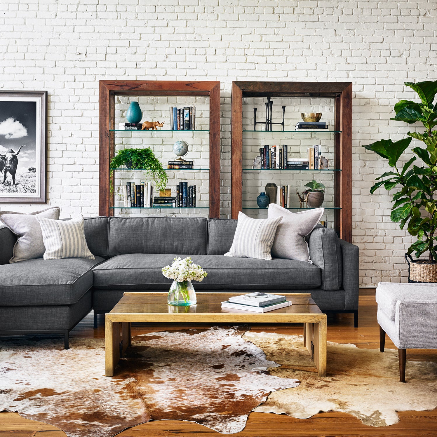 Four Hands Grammercy 2 Piece Left Sectional Sofa - Final Sale