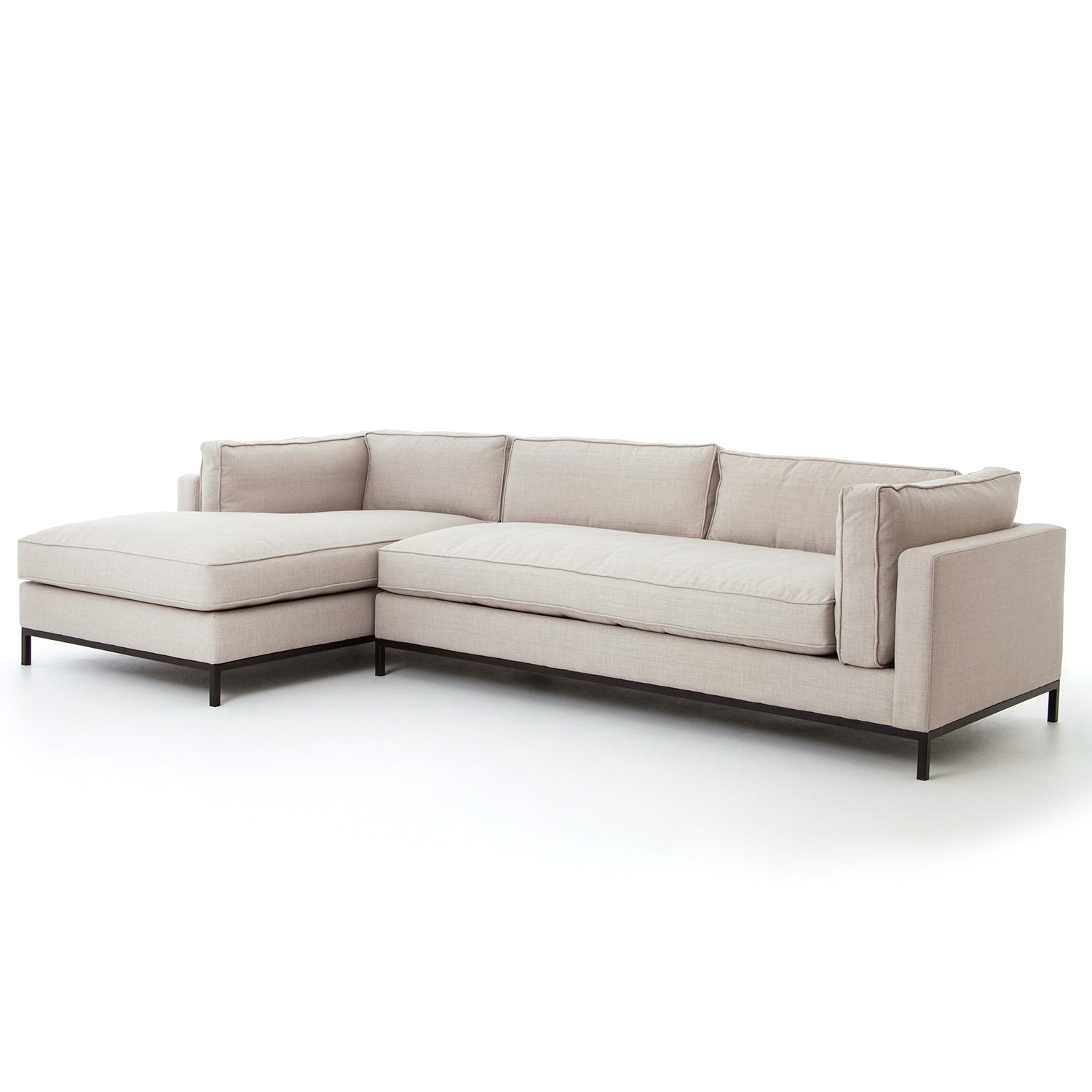 Four Hands Grammercy 2 Piece Left Sectional Sofa - Final Sale
