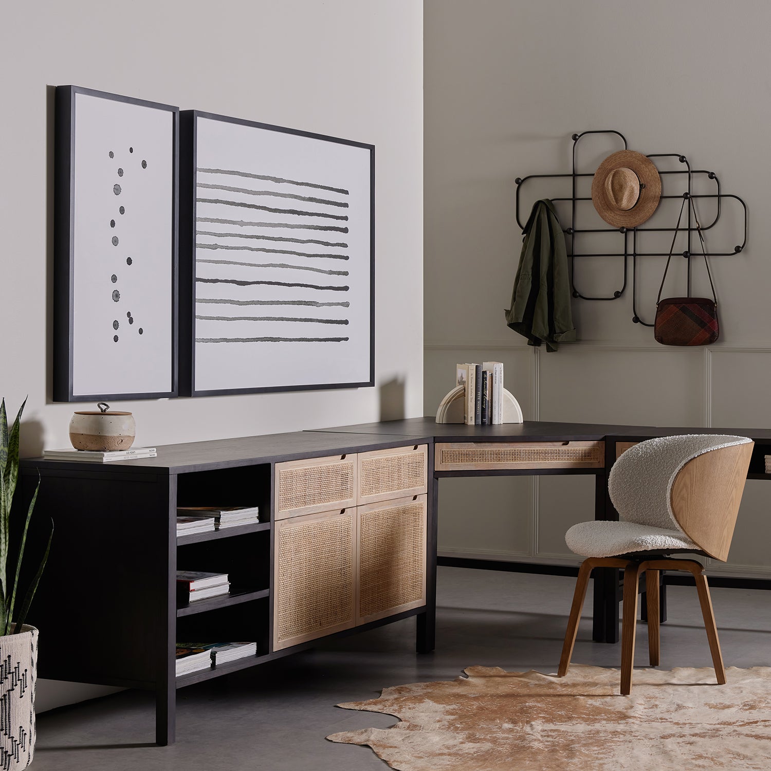 Four Hands Stars Stripes Framed Art Set of 2