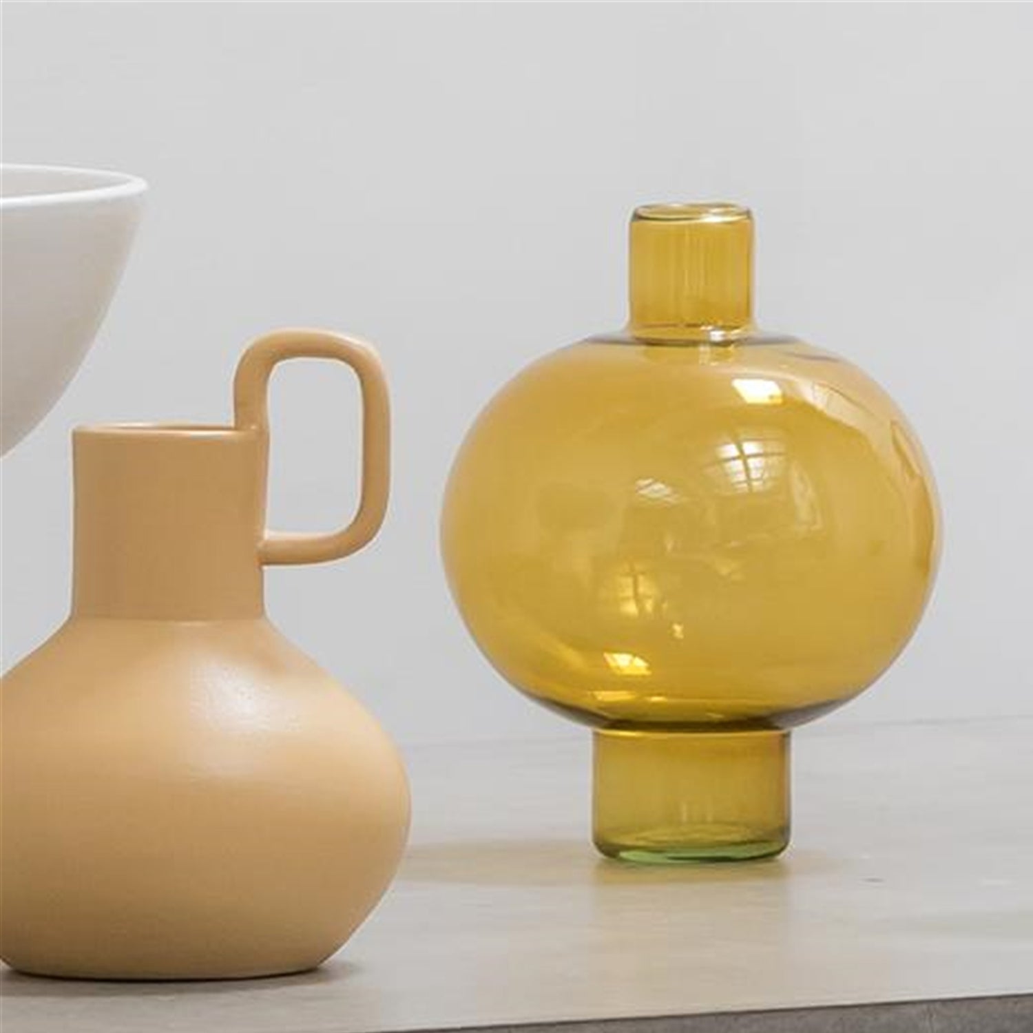Kiko Bubble Recycled Glass Vase