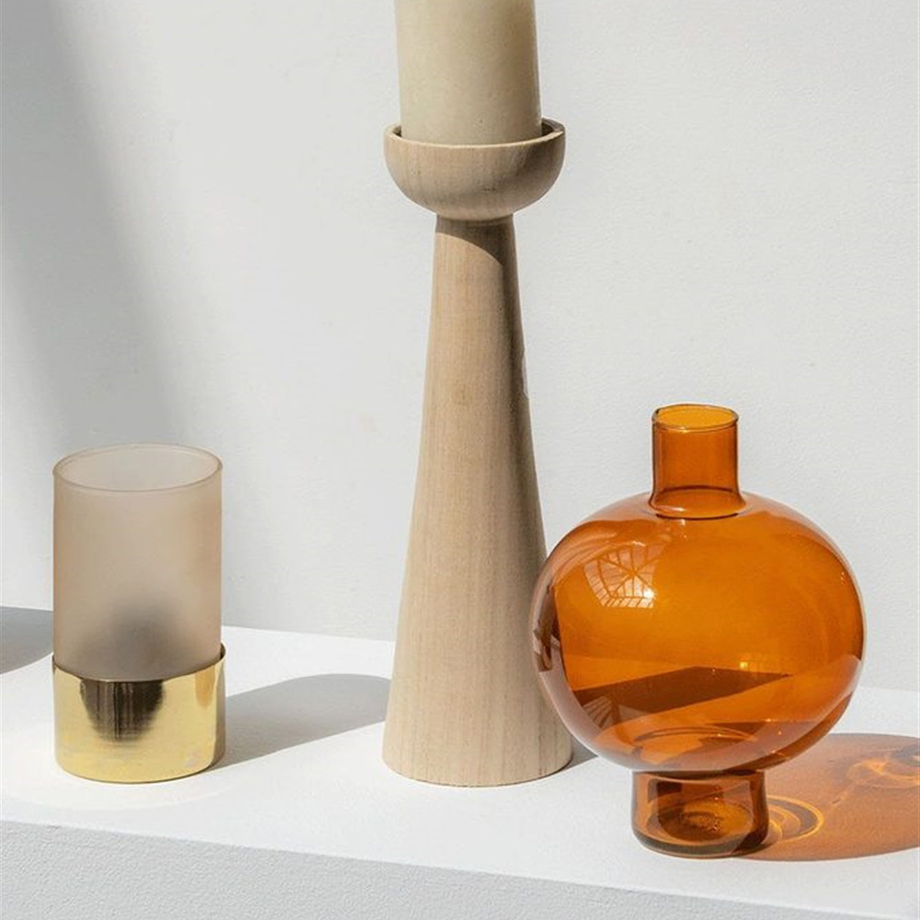 Kiko Bubble Recycled Glass Vase