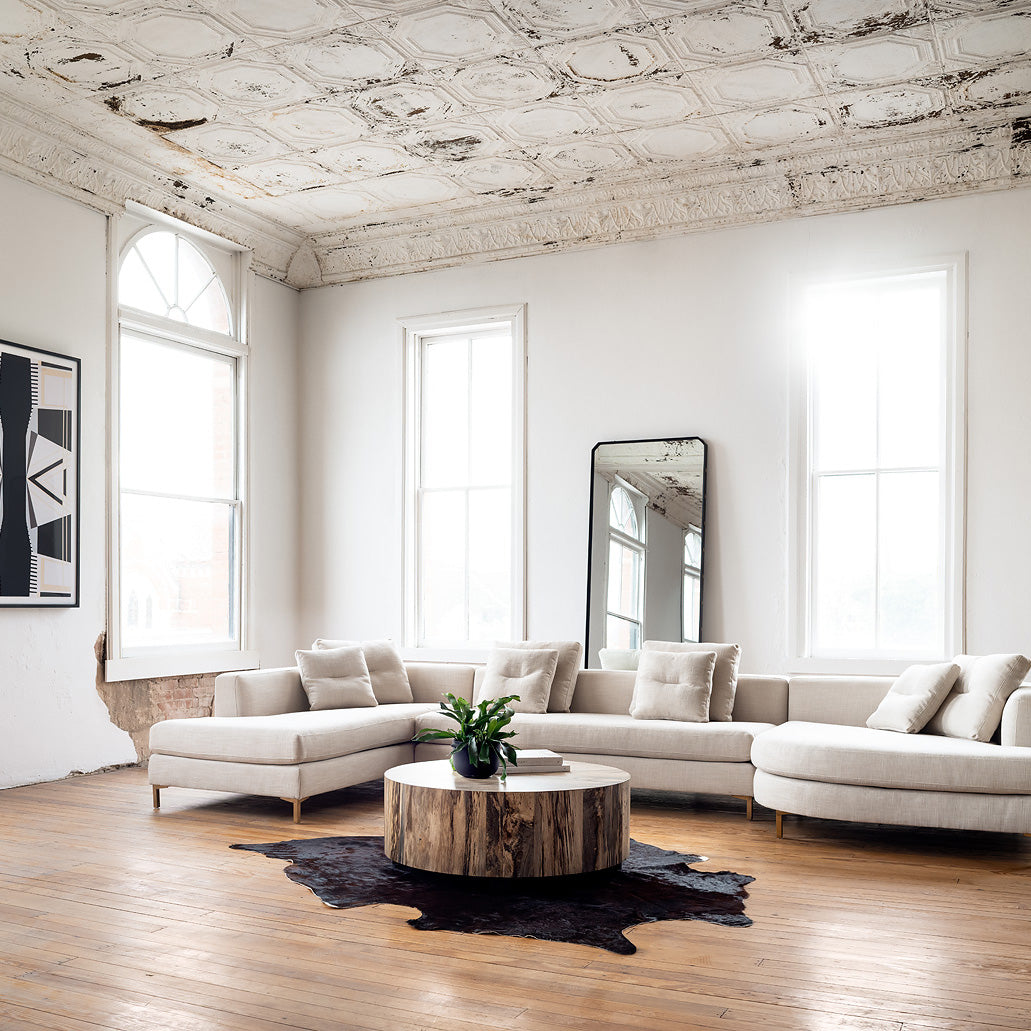 Four Hands Hudson Round Coffee Table