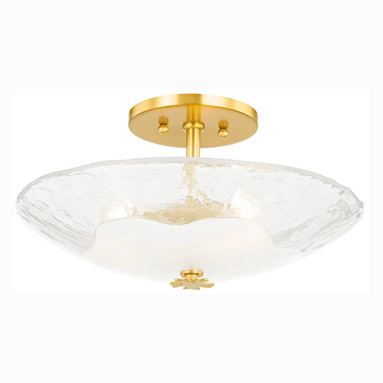 Kelly Behun x Hudson Valley Lighting Lago Flush Ceiling Mount