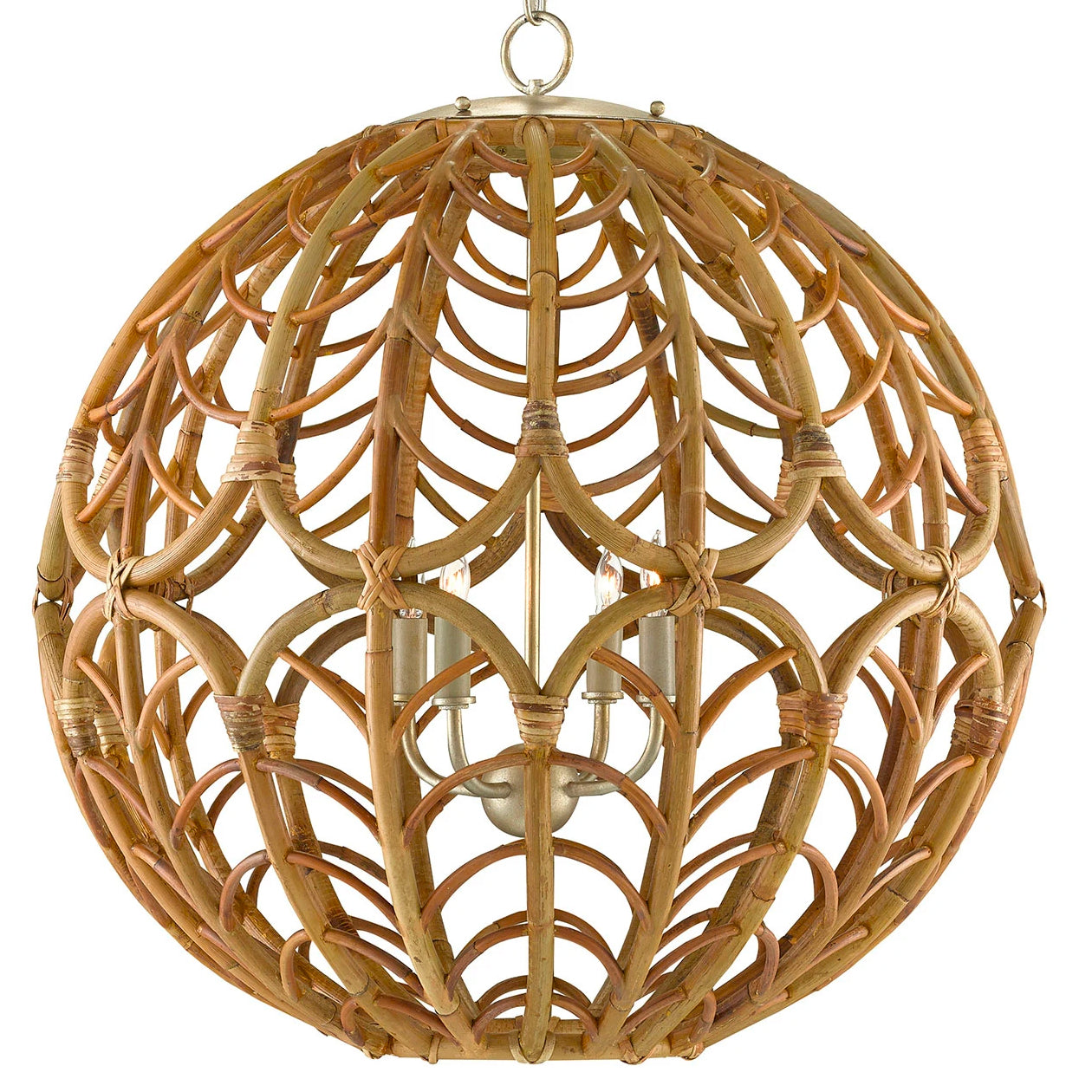 Currey & Co Cape Verde Orb Chandelier
