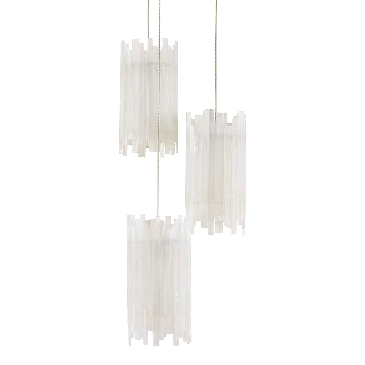 Currey & Co Escenia 3-Light Multi-Drop Pendant