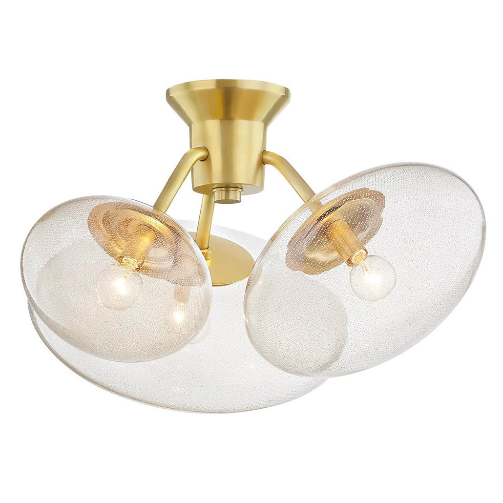 Kelly Behun x Hudson Valley Lighting Opera Flush Ceiling Mount - Final Sale