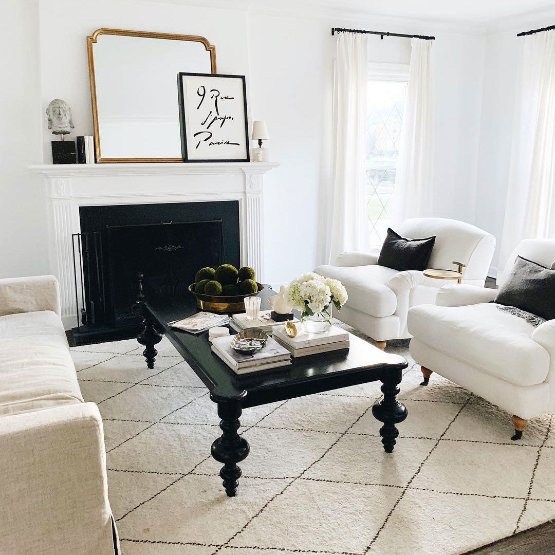 Noir Graff Coffee Table