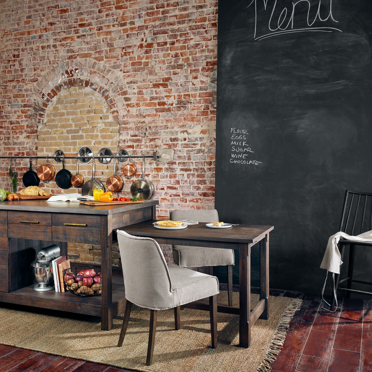 Four Hands Lewis Windsor Counter Stool Set of 2