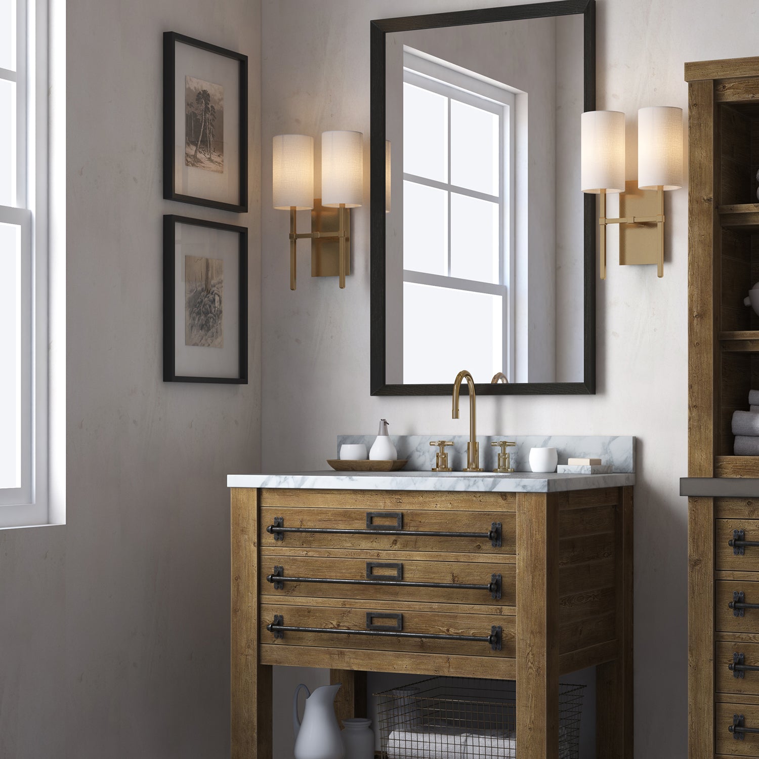 Crystorama Veronica 2-Light Wall Sconce