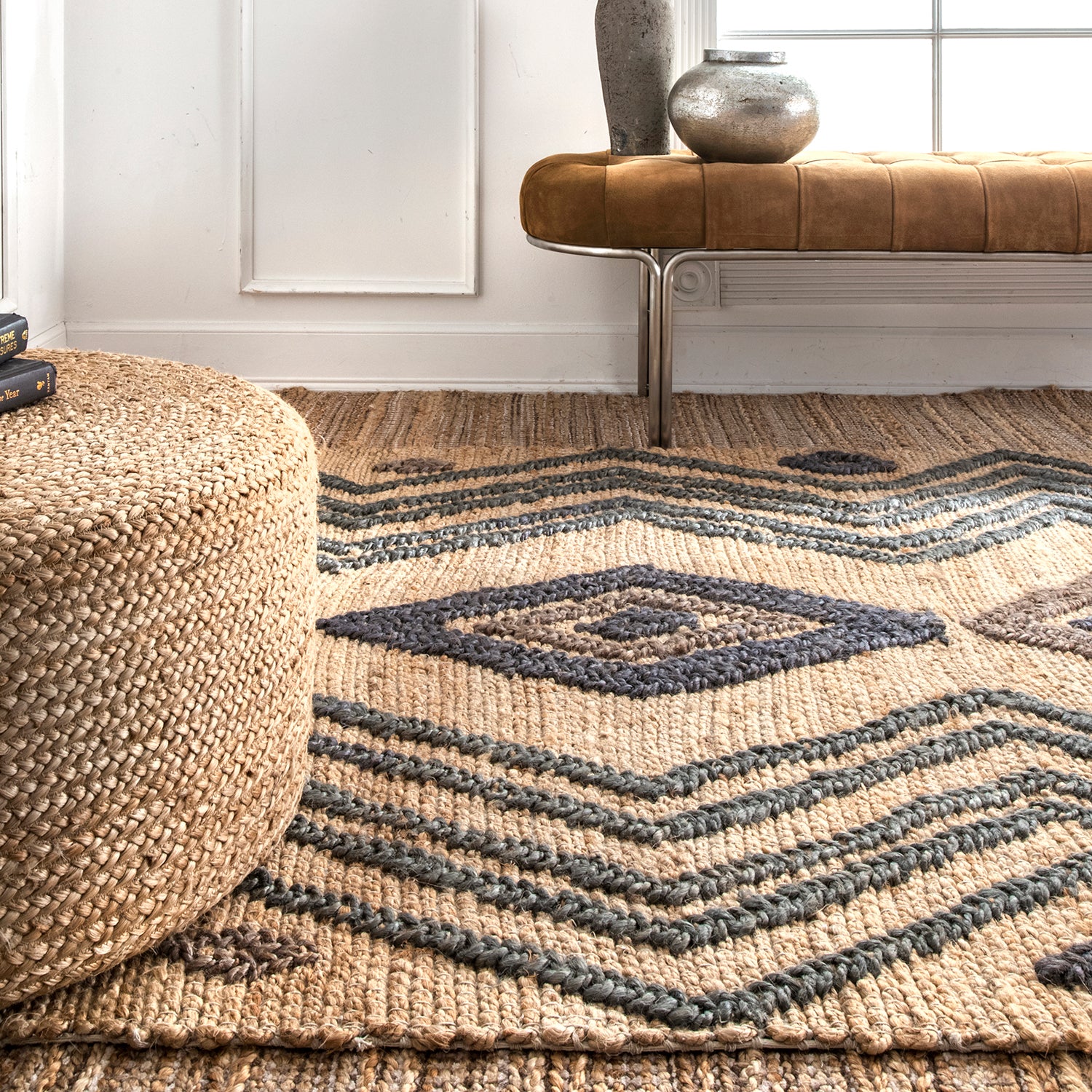 Parvia Handmade Jute Rug