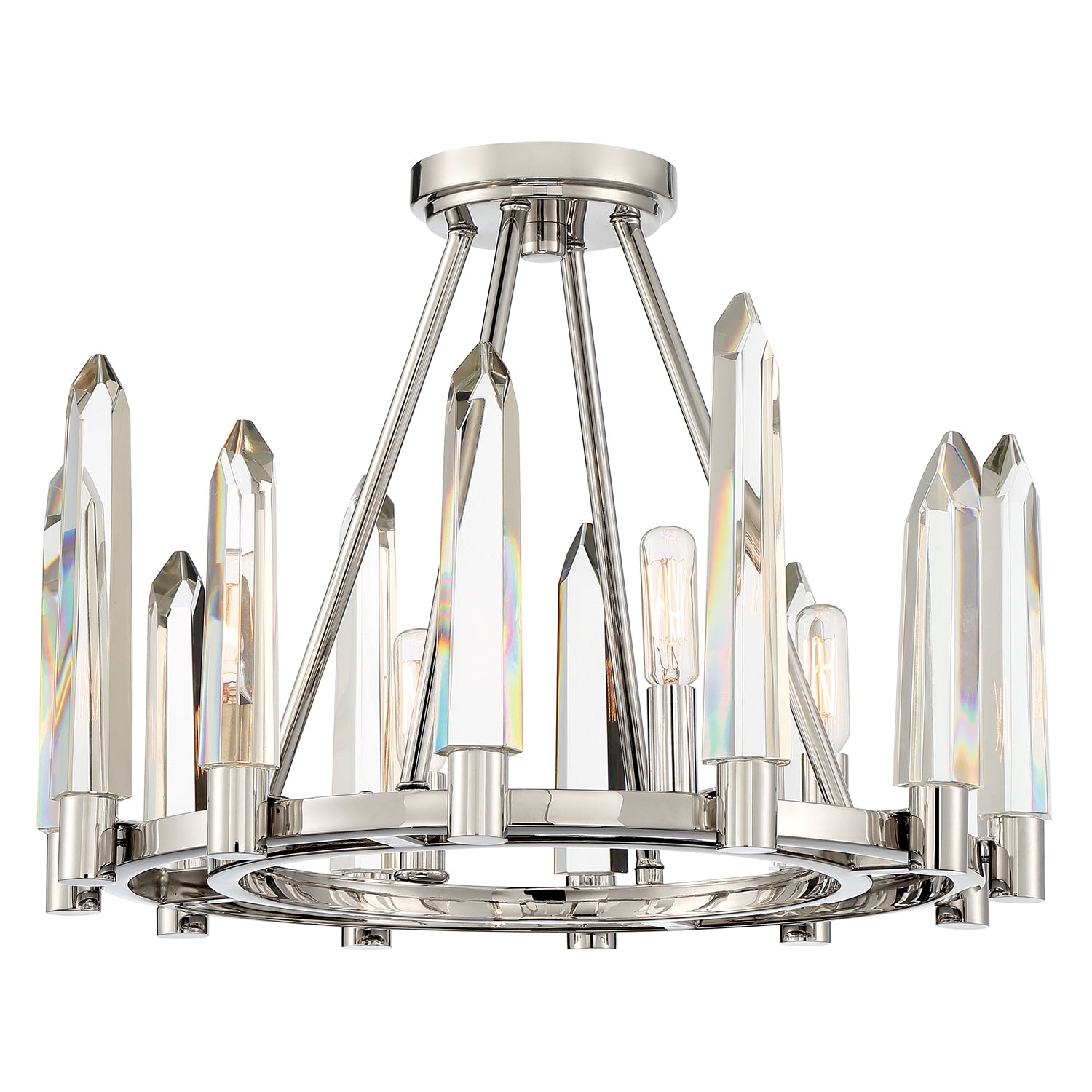 Crystorama Watson Semi Flush Ceiling Mount