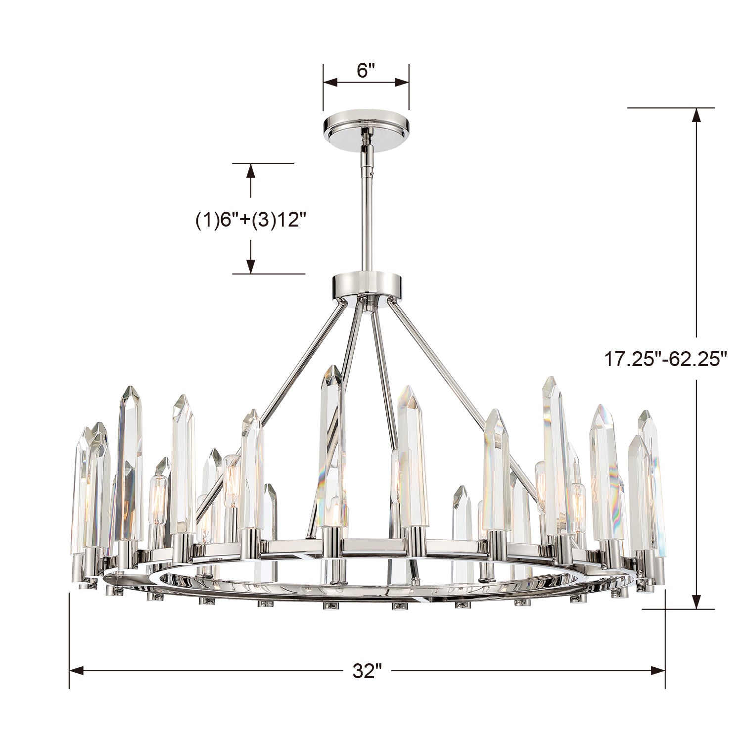 Crystorama Watson Chandelier