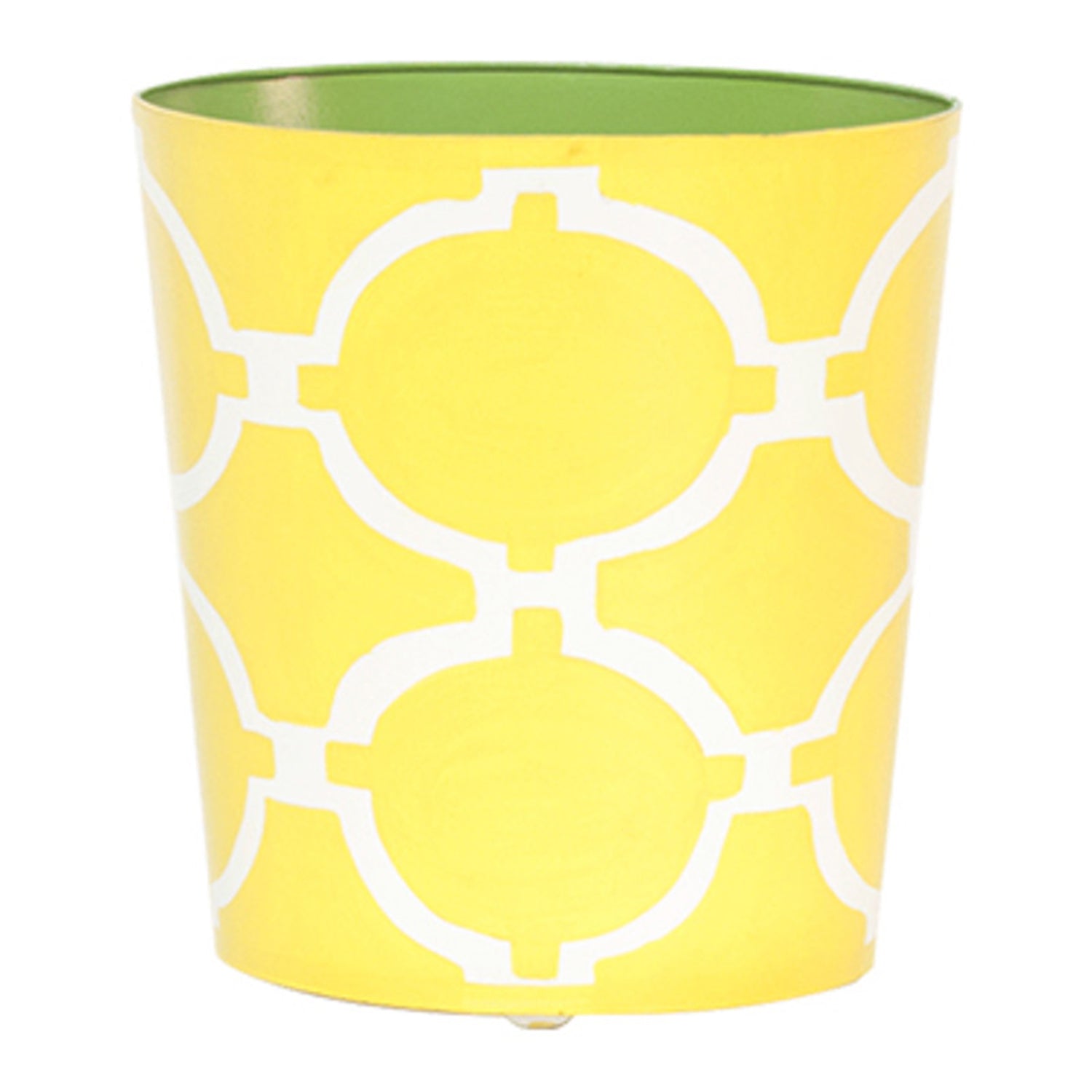 Worlds Away Modern Wastebasket