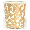 Worlds Away Abstract Floral Wastebasket