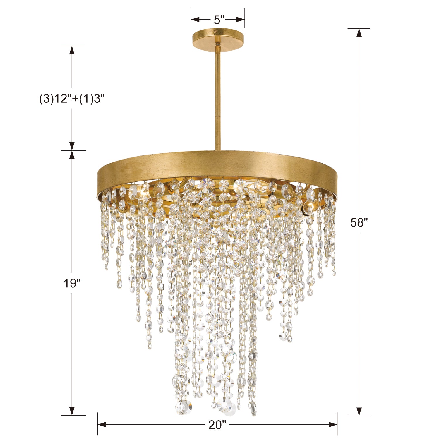 Crystorama Winham 5-Light Chandelier