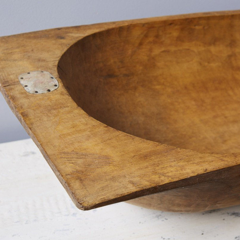 Etu Home Antique Oval Dough Bowl